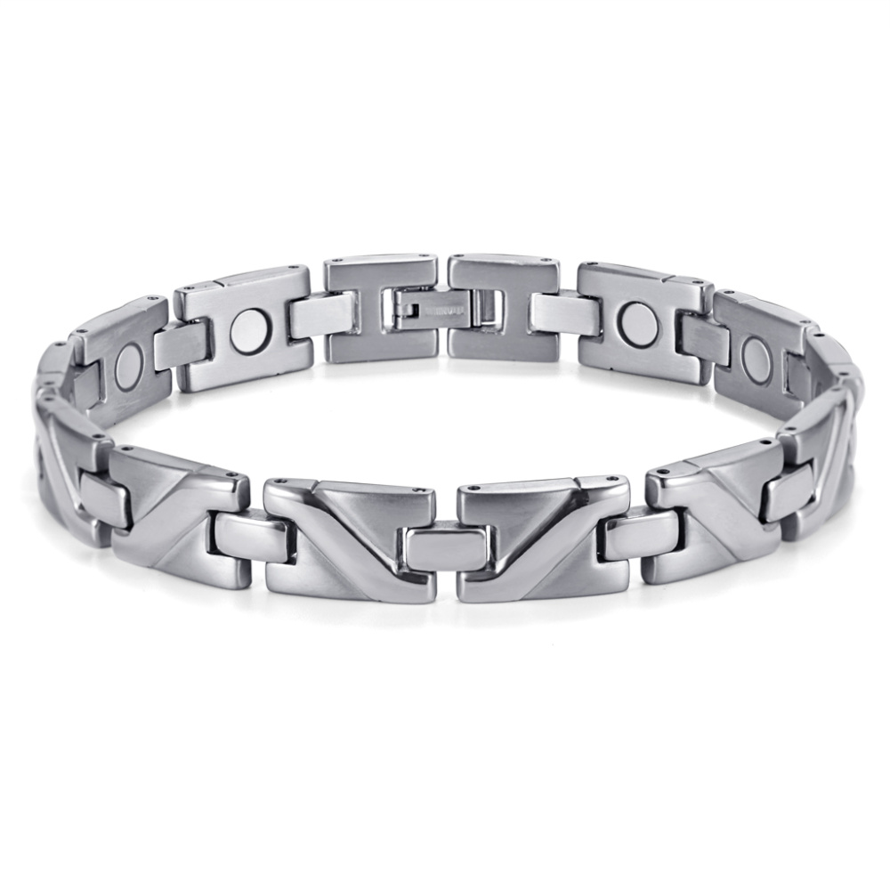 Magnetarmband silberfarben