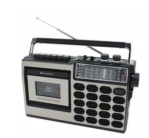 Tragbarer Kassettenspieler-Recorder