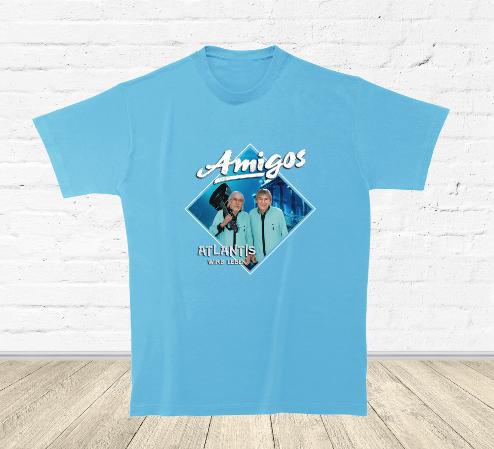 Fan-T-Shirt Amigos- Atlantis wird leben Gr. L