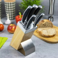 5-teiliges Messerset im Messerblock