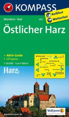 Kompass Karte Östlicher Harz