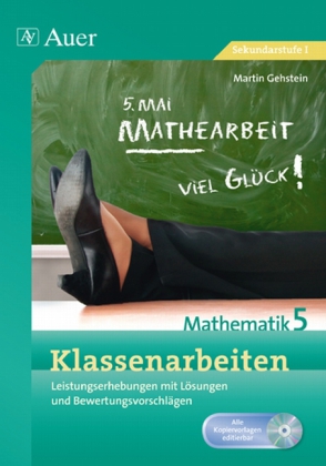 Klassenarbeiten Mathematik 5, m. CD-ROM