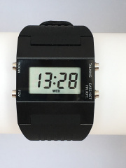 Sprechende LCD Damen-Armbanduhr