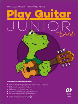 Play Guitar Junior, mit Schildi, m. Audio-CD