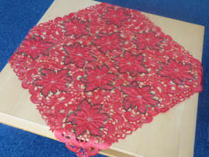 Weihnachtstischdecke mit Blumenmuster 20*110 cm