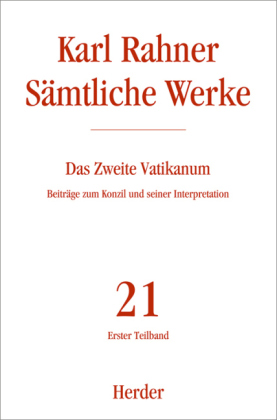 Das Zweite Vatikanum. Teilbd.1