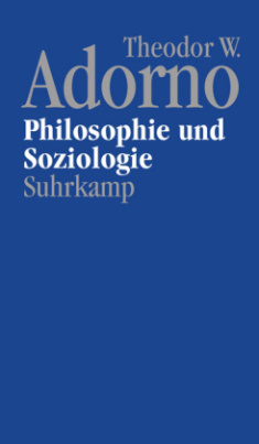 Philosophie und Soziologie (1960)