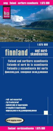 World Mapping Project Reise Know-How Landkarte Finnland und Nordskandinavien (1:875.000). Finland & Northern Scandinavia / Finlande et nord de la Scandinavie / Finlandia y Escandinavia del norte