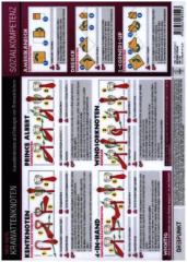 Krawattenknoten, Info-Tafel