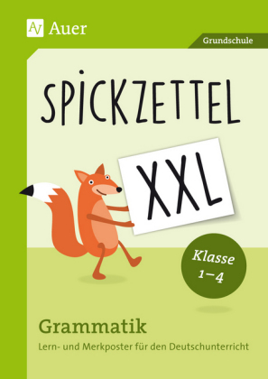 Spickzettel XXL - Grammatik, 8 Poster