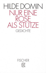 Nur eine Rose als Stütze