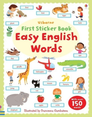 First Sticker Book: Easy English Words