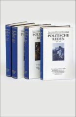 Politische Reden, 4 Bde.