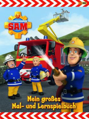 Feuerwehrmann Sam - Mein großes Mal- und Lernspielbuch