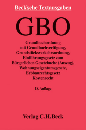 Grundbuchordnung (GBO)