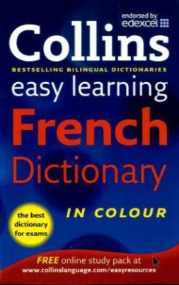 Collins Easy Learning French Dictionary in colour