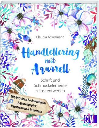 Handlettering mit Aquarell