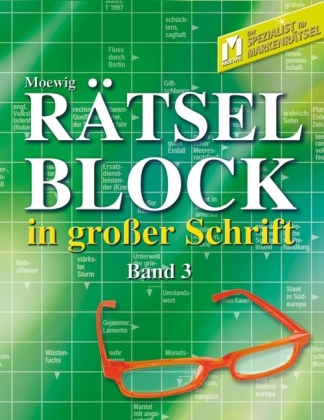 Moewig Rätsel-Block in großer Schrift. Bd.3