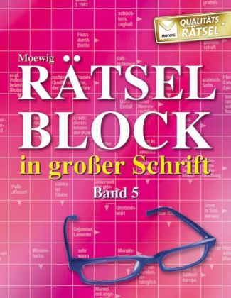 Moewig Rätsel-Block in großer Schrift. Bd.5