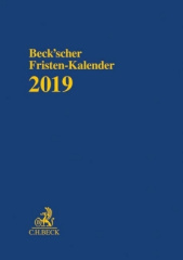 Beck'scher Fristen-Kalender 2019