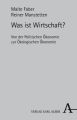 Was ist Wirtschaft?