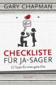 Checkliste für Ja-Sager