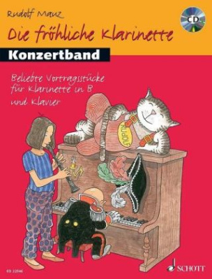 Die fröhliche Klarinette, Konzertband, Klarinette und Klavier