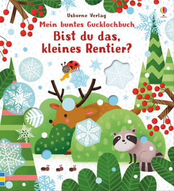 Mein buntes Gucklochbuch: Bist du das, kleines Rentier?