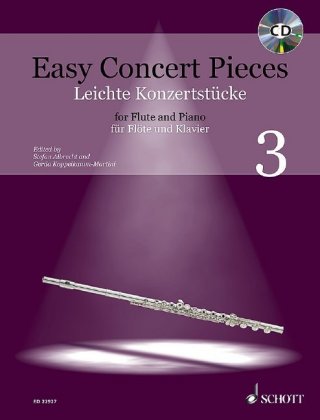 Easy Concert Pieces, Flöte und Klavier, m. Audio-CD. Bd.3