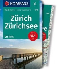 KOMPASS Wanderführer Zürich, Zürichsee, m. 1 Karte