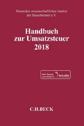 Handbuch zur Umsatzsteuer 2018