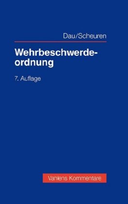 Wehrbeschwerdeordnung, Kommentar