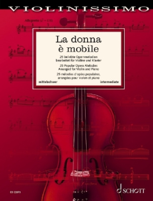 La donna è mobile, Violine und Klavie