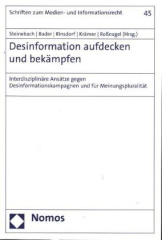 Desinformation aufdecken und bekämpfen