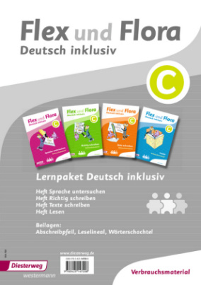 Lernpaket Deutsch inklusiv C (Verbrauchsmaterial), 4 Hefte