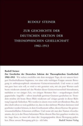 Zur Geschichte der Deutschen Sektion der Theosophischen Gesellschaft 1902-1913