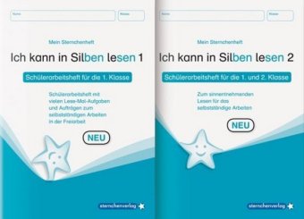 Ich kann in Silben lesen 1 und 2 - Schülerarbeitshefte für die 1. und 2. Klasse, 2 Hefte