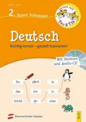 Lernen mit Teo und Tia Deutsch - 2. Klasse Volksschule, m. Audio-CD