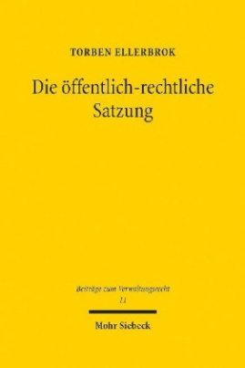 Die öffentlich-rechtliche Satzung