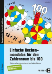 Einfache Rechenmandalas für den Zahlenraum bis 100