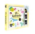 50 x Watercolor - Flamingo, Kaktus & Co. - Starter-Set