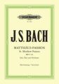 Matthäus-Passion für Solostimmen, Chor und Orchester BWV 244, Klavierauszug