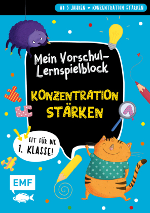 Fit für die 1. Klasse! Mein Vorschul-Lernspielblock - Konzentration stärken