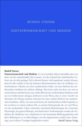 Geisteswissenschaft und Medizin (erster Ärztekurs)