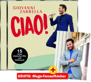 CIAO! + Komm ein bisschen mit nach Italien + GRATIS Mega-Fanaufkleber