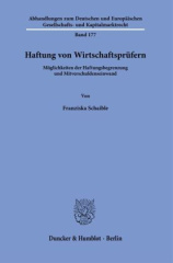 Haftung von Wirtschaftsprüfern.