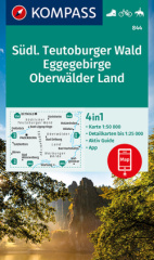 KOMPASS Wanderkarte Südlicher Teutoburger Wald - Eggegebirge - Oberwälder Land