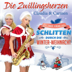 Mit dem Schlitten durch die Winter-Weihnacht