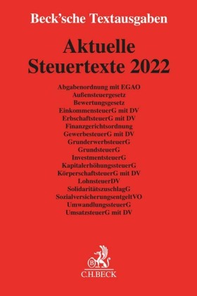 Aktuelle Steuertexte 2022