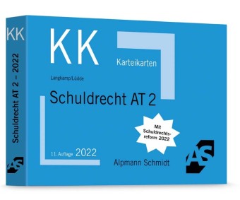 Karteikarten Schuldrecht AT 2